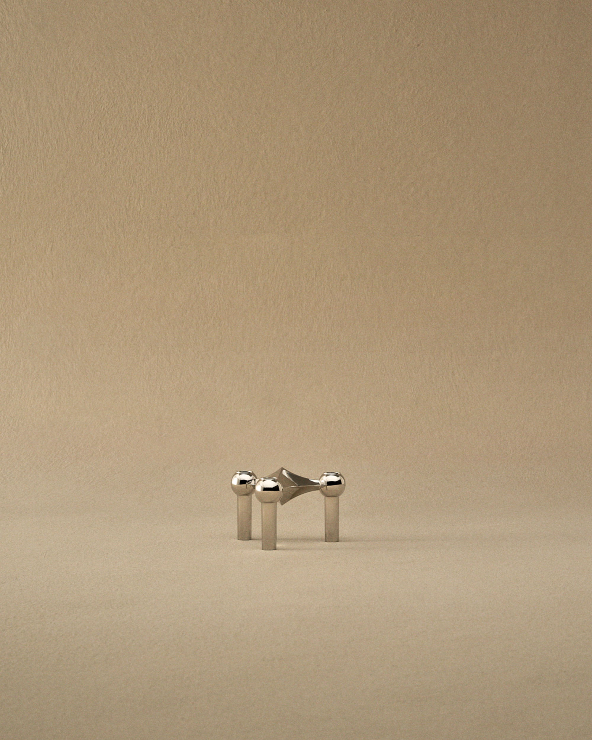 Nagel ljusstake krom